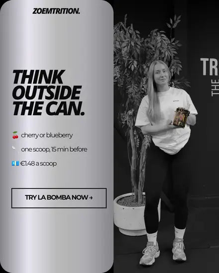 LA BOMBA post: a woman holding the jar, Think outside the can