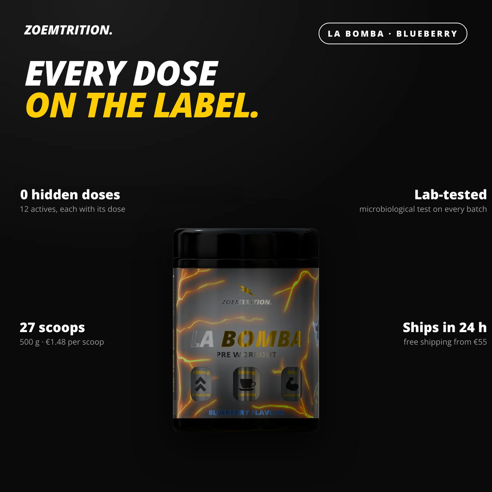 Every dose on the label: 0 hidden doses, lab-tested, 27 scoops per jar
